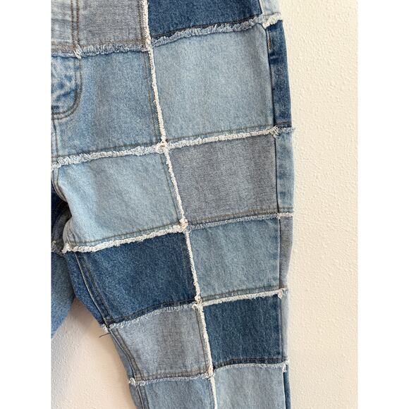 Y2K No Boundaries Patchwork Jeans size 13 - Picture 5 of 16